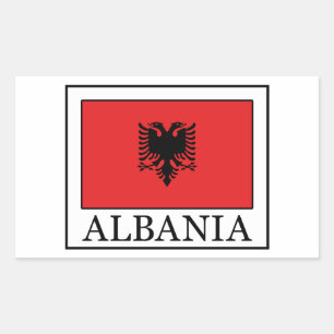 Adesivo Retangular Albânia