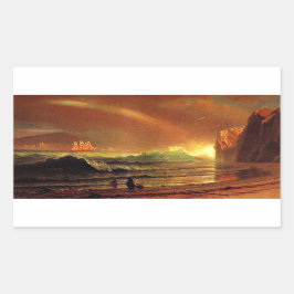 Adesivo Retangular Albert Bierstadt, A Porta do Ouro,