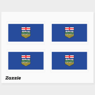 Adesivo Retangular Alberta Flags Graphic