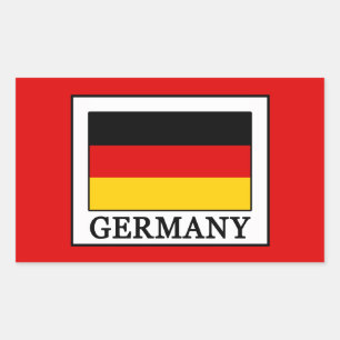Adesivo Retangular Alemanha
