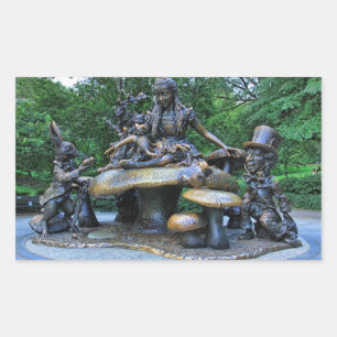 Adesivo Retangular Alice no País das Maravilhas - Central Park NYC