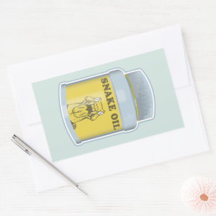 Adesivo Retangular alternativo de óleo cobra