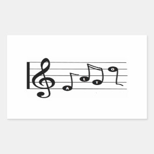Adesivo Retangular Alto Singer Musical Sticker