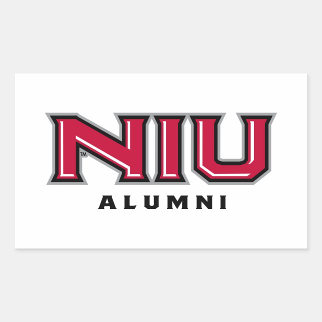 Adesivo Retangular Alumni NIU (Frente)