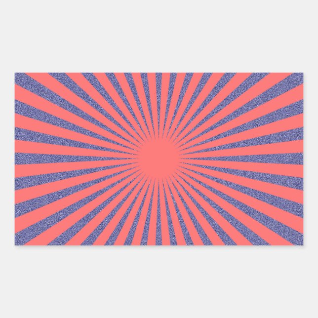 Adesivo Retangular Alvo Vermelho - (Frente)