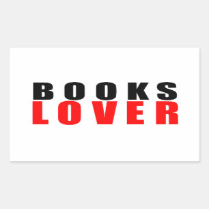 Adesivo Retangular Amante de livros