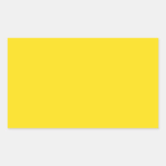 Adesivo Retangular Amarelo de Goldenrod