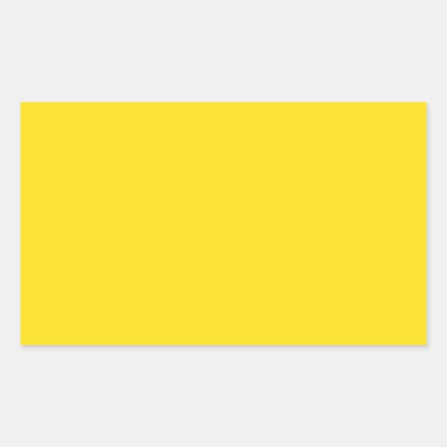 Adesivo Retangular Amarelo de Goldenrod (Frente)