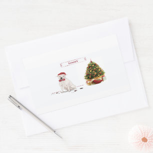 Adesivo Retangular American Staffordshire Terrier Funny