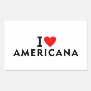 Adesivo Retangular Americana Brasil ama cidade coração como viagem eu