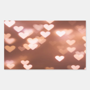 Adesivo Retangular Amor Cardíaco Bble Confetti