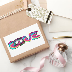 Adesivo Retangular Amor, gravata