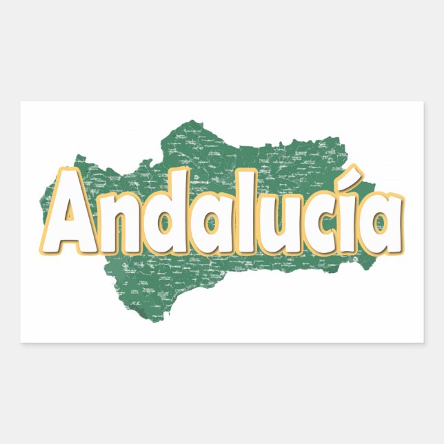 Adesivo Retangular Andaluzia (Frente)