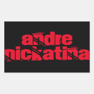 Adesivo Retangular Andre Nickatina