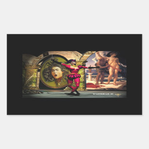 Adesivo Retangular ANDROID BALÉ, Ficção científica