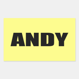 Adesivo Retangular Andy