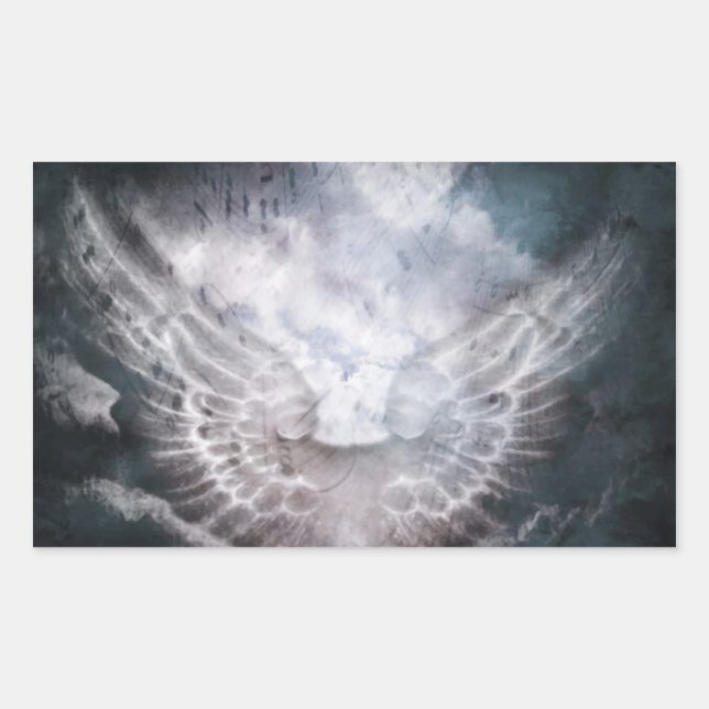Adesivo Retangular Angel Song (Frente)