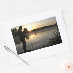 Adesivo Retangular Angler manhã