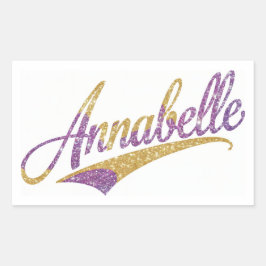 Adesivo Retangular Annabelle Stickers