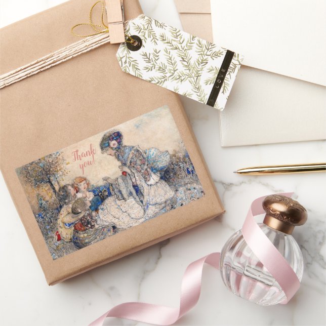 Adesivo Retangular Annie French Um Conto de Fadas (Presentear)