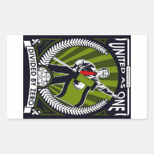 Adesivo Retangular Anônimo