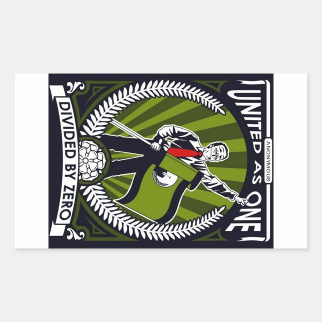 Adesivo Retangular Anônimo (Frente)