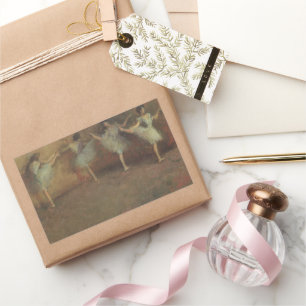 Adesivo Retangular Antes do Balé de Edgar Degas, Vintage Fine Art