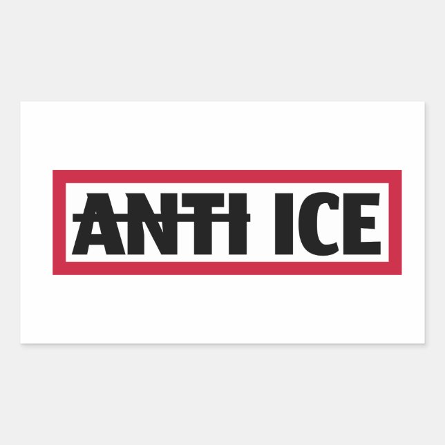 Adesivo Retangular Anti ICE (Frente)