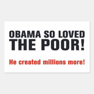 Adesivo Retangular Anti Obama