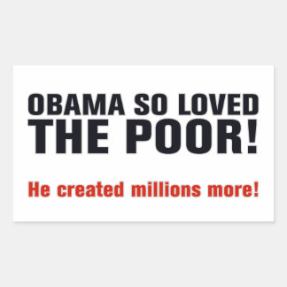Adesivo Retangular Anti Obama