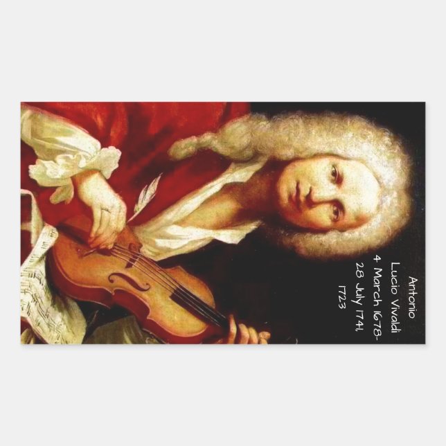 Adesivo Retangular Antonio Lucio Vivaldi 1723 (Frente)
