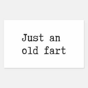 Adesivo Retangular Apenas Um Antigo Fart
