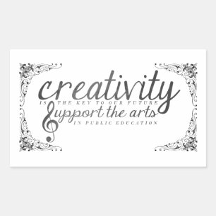 Adesivo Retangular Apoie as artes!