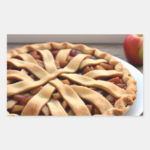 Adesivo Retangular Apple Pie