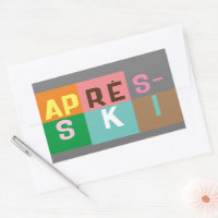 Après-ski Retro Skier Color Block