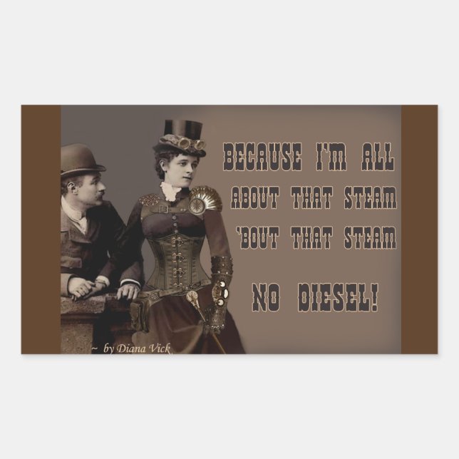 Adesivo Retangular Aquele Vapor De Vapor (Frente)