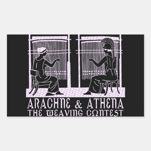 Adesivo Retangular Arachne vs. Athena (Frente)