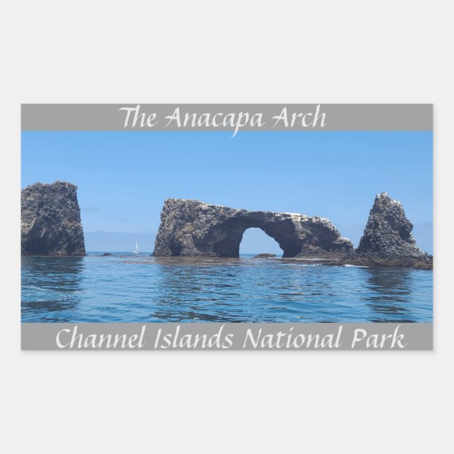 Adesivo Retangular Arca Anacapa (Frente)