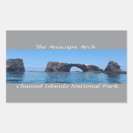 Adesivo Retangular Arca Anacapa