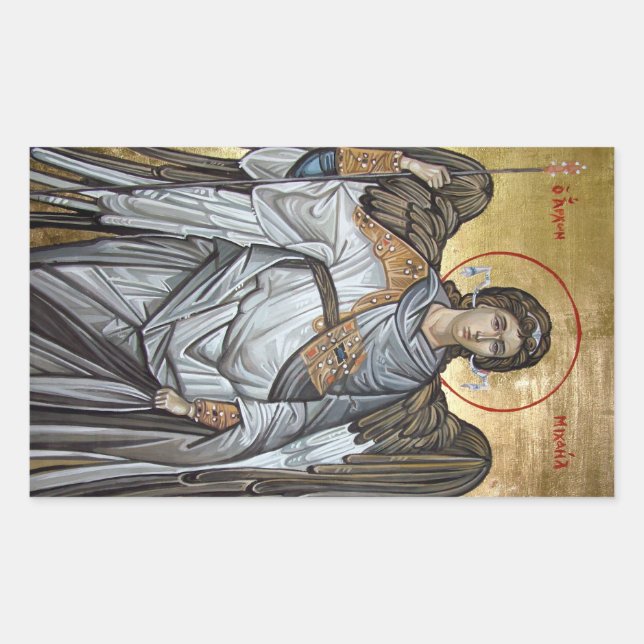 Adesivo Retangular Archangel Michael (Frente)