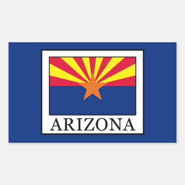 Adesivo Retangular Arizona (Frente)