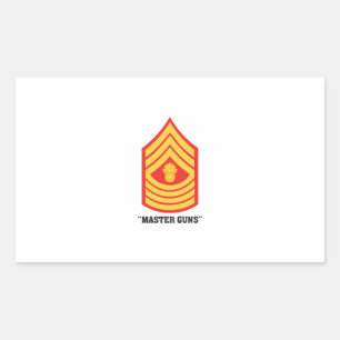 Adesivo Retangular Armas mestras