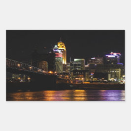 Adesivo Retangular Arquitectura da cidade de Cincinnati