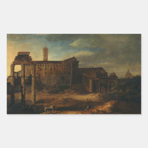 Adesivo Retangular Arquitetura Romana Antiga Ruínas Romanas