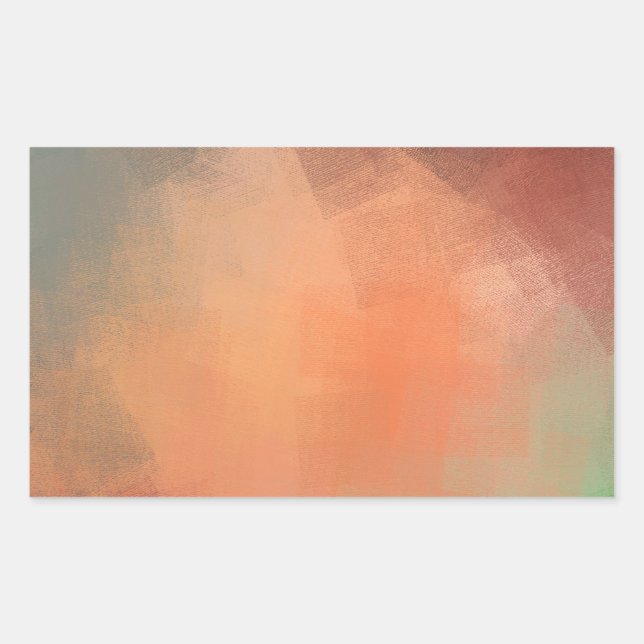 Adesivo Retangular Arte abstrata personalizada Moderno Elegante Model (Frente)