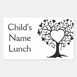 Adesivo Retangular Árvore do Coração