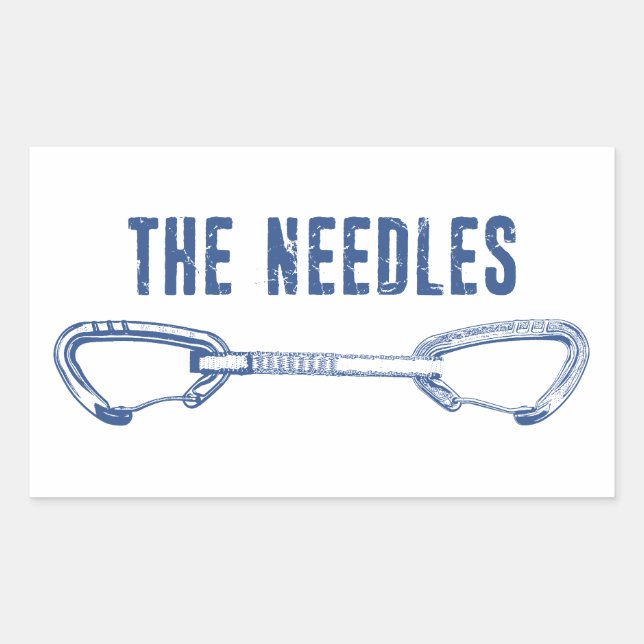 Adesivo Retangular As Agulhas Subindo Rápido (Frente)