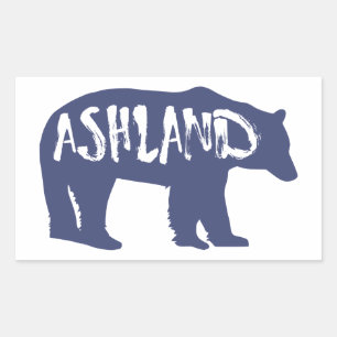 Adesivo Retangular Ashland Oregon Bear