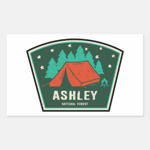 Adesivo Retangular Ashley National Forest Camping