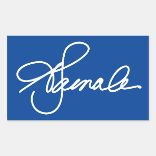 Adesivo Retangular Assinatura KAMALA